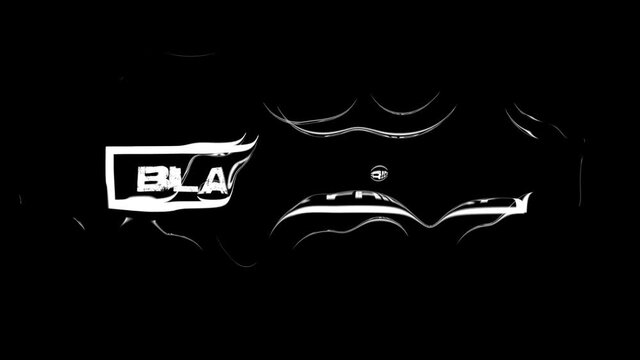 Black Friday text Animation. Abstract Motion Graphic animated background. Seamless loop. Can loop to any duration.