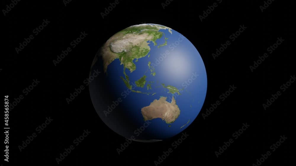 Poster 3d modeling earth planet in a dark space. concept 3d render element on a black background