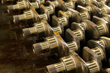 Protective oil on newly manufactured crankshafts