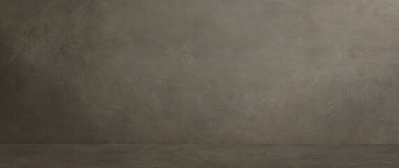 empty room interior with concrete floor