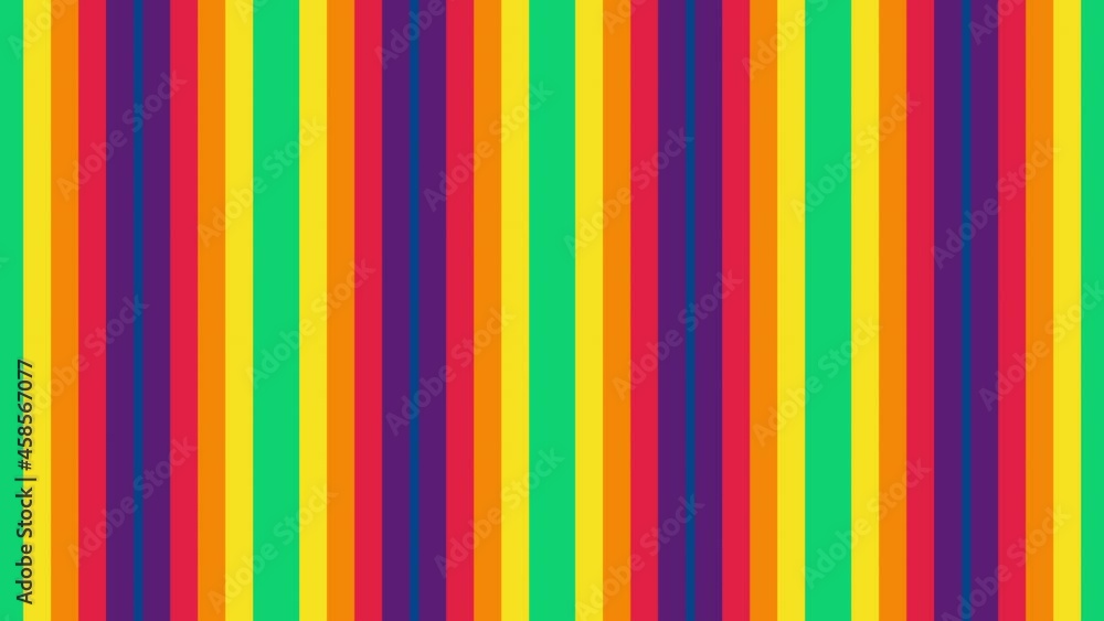 Aufkleber abstract motion graphics lines pattern in a rainbow palette. simple geometric mosaic with multicolor