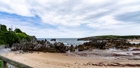 Llanes village in Asturias, Spain.