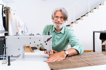 Fashion designer working on a clothing brand