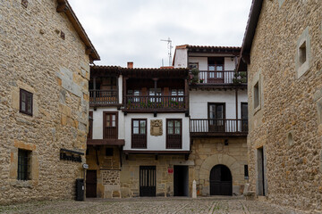 Fototapeta na wymiar Santillana del Mar village in Cantabria, Spain.