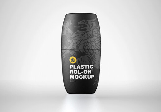 Plastic Roll-On Cosmetic Mockup