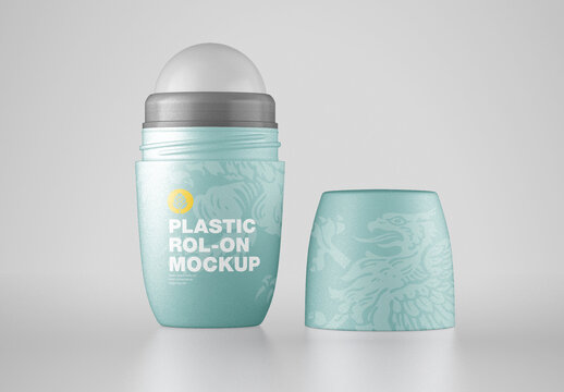 Plastic Roll on Cosmetic Mockup