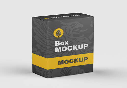 Luxury Cardboard Box Mockup