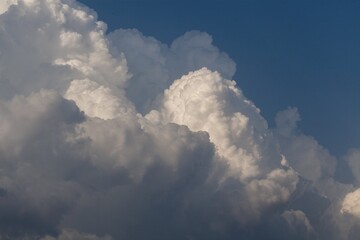 Dark Sky background with clouds