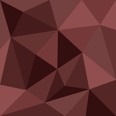 Dark triangle vector background or seamless pattern. Flat brown surface wrapping geometric mosaic for wallpaper or halloween website design