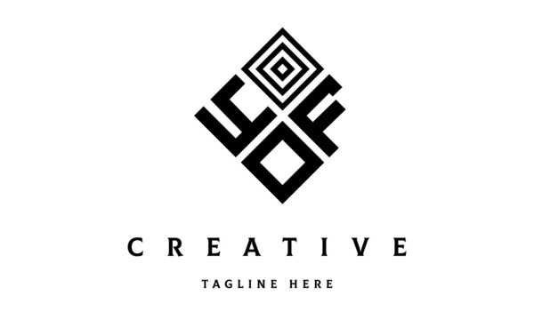 YFO rectangle three latter logo vector