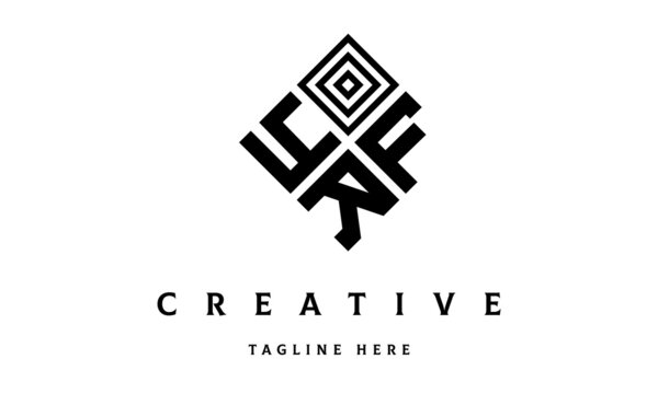 YFR rectangle three latter logo vector
