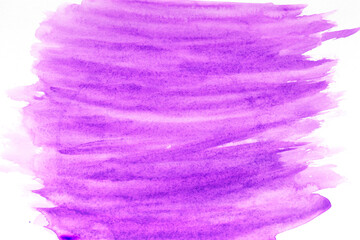 Abstract watercolor background. Purple watercolor stain.