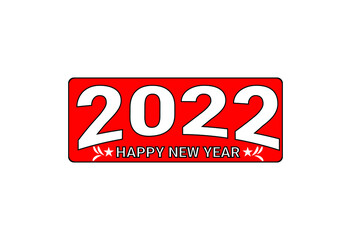 2022 happy new year creative logo design 2