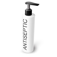 Vector sanitizer gel dispenser illustration