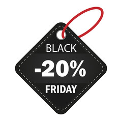 Black Friday icon for advertising, banners, leaflets and flyers