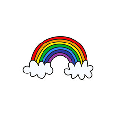 Doodle rainbow.