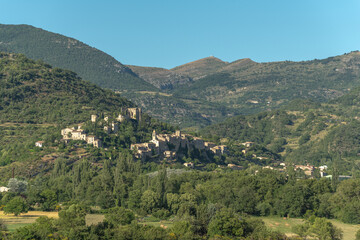 Fototapeta premium Village of Montbrun les Bains in the Drome.