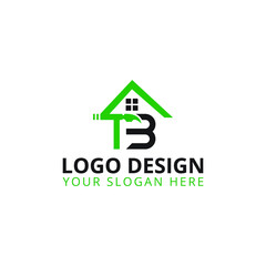 TB Logo Design Architecture Logo