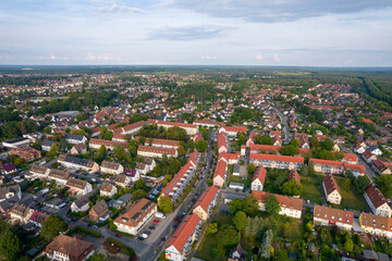 Fototapeta na wymiar Gifhorn, Niedersachsen, von Oben
