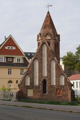 Fototapeta na wymiar Historische Kapelle in der Stadt Brandenburg an der Havel (Jakobskapelle)