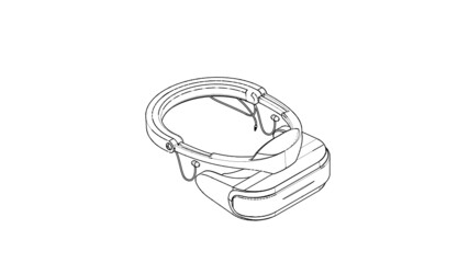 Virtual Reality Headset Illustration