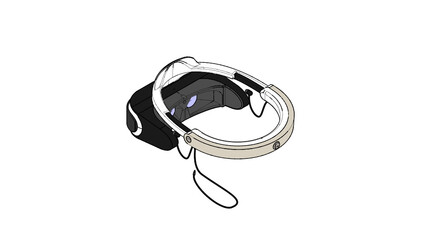 Virtual Reality Headset Illustration