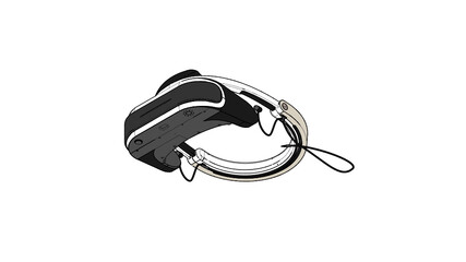 Virtual Reality Headset Illustration