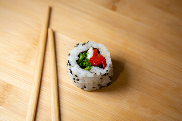 vegan sushi rice roll 