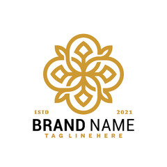 Mandala Lotus Logo Vector Design, Creative Logos Designs Concept for Template