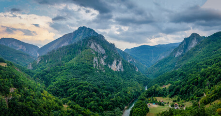 View from djurdjevic bridge montenegro