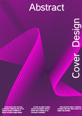 Artistic covers design. Creative fluid backgrounds from current forms to design a fashionable abstract cover