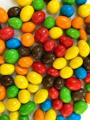 colorful chocolate candies