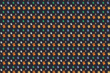 Paws background pattern graphics wallpaper design vector for decorative printing, pet anima Abstract seamless vector pattern wallpaper background design for cloths