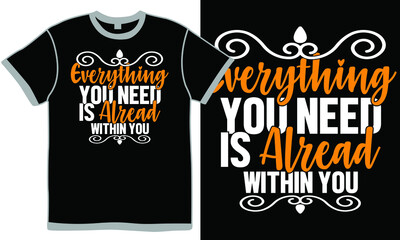 everything you need is already within you, one young woman only, the human body, strength training, physical activity, success life quote design