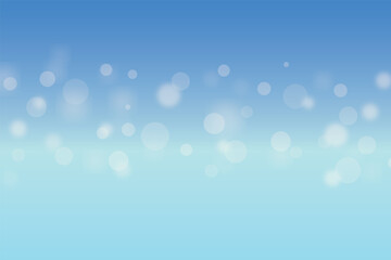 Blue bokeh background design vector graphics. abstract blue bokeh background design template, sky water bokeh background