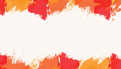 Orange red watercolor background design graphics template vector .light abstract orange watercolor background wallpaper, Orange grunge watercolor frame vector