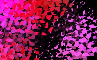 Dark Red, Yellow vector background with abstract shapes.