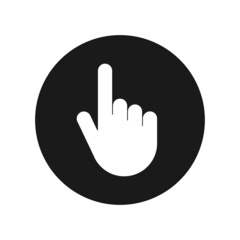 Computer mouse cursor pointer. Hand cursor icon. Web design.