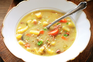 soup with barley