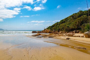 Fototapeta na wymiar Praia Brava Florianopolis Santa Catarina Brasil Florianópolis