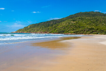   areia fina da  Praia Brava Florianopolis Santa Catarina Brasil Florianópolis