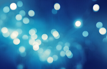 bokeh on blue background, abstract background