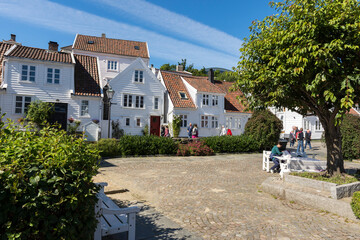 Fototapeta na wymiar buildings, constructions, palaces, houses, in Stavanger in Norway