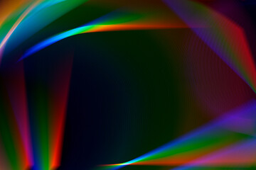 Abstract fantasy multicolored background with rainbow lines
