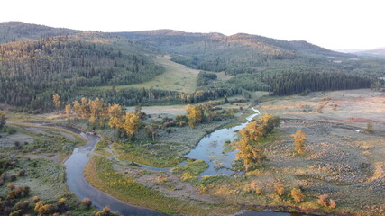 Naklejka premium Alberta Landscape Raw 