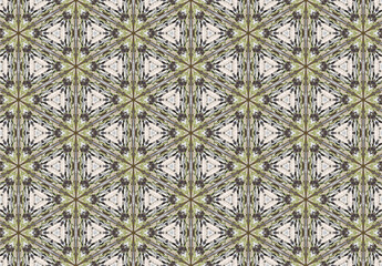Seamless Abstract Geometric  Tile Background Wallpaper in Earth Tones