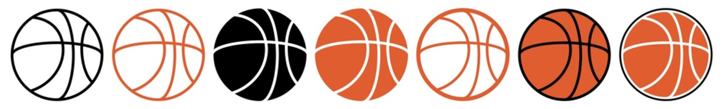 Basketball | Ball | Emblem | Logo | Variations