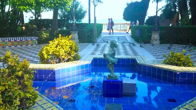 The Alameda Apodaca and Marques de Comillas Gardens, Cadiz, Spain