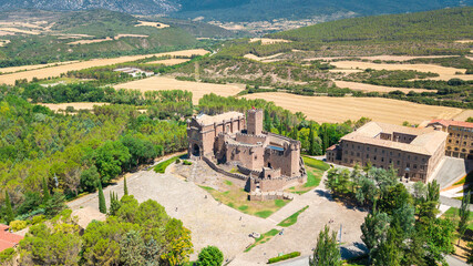 Fototapeta na wymiar Javier castle is the most famous castle of the northern spain