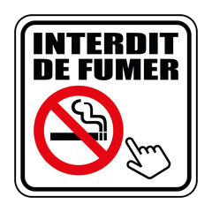 Logo interdit de fumer.